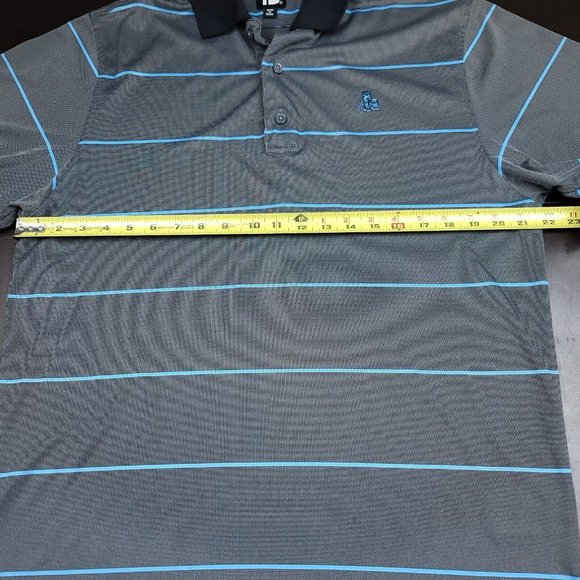 FootJoy FJ Mens‎ M Shirt Polo Logo Golf Performance Stretch Moisture Wick Gray - Picture 8 of 12